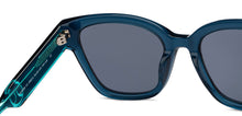Load image into Gallery viewer, Blue Square Full Rim Unisex Sunglasses by John Jacobs-208171