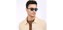 Load image into Gallery viewer, Blue Square Full Rim Unisex Sunglasses by John Jacobs-208152