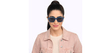 Load image into Gallery viewer, Blue Square Full Rim Unisex Sunglasses by John Jacobs-208152