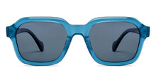 Load image into Gallery viewer, Blue Square Full Rim Unisex Sunglasses by John Jacobs-208152