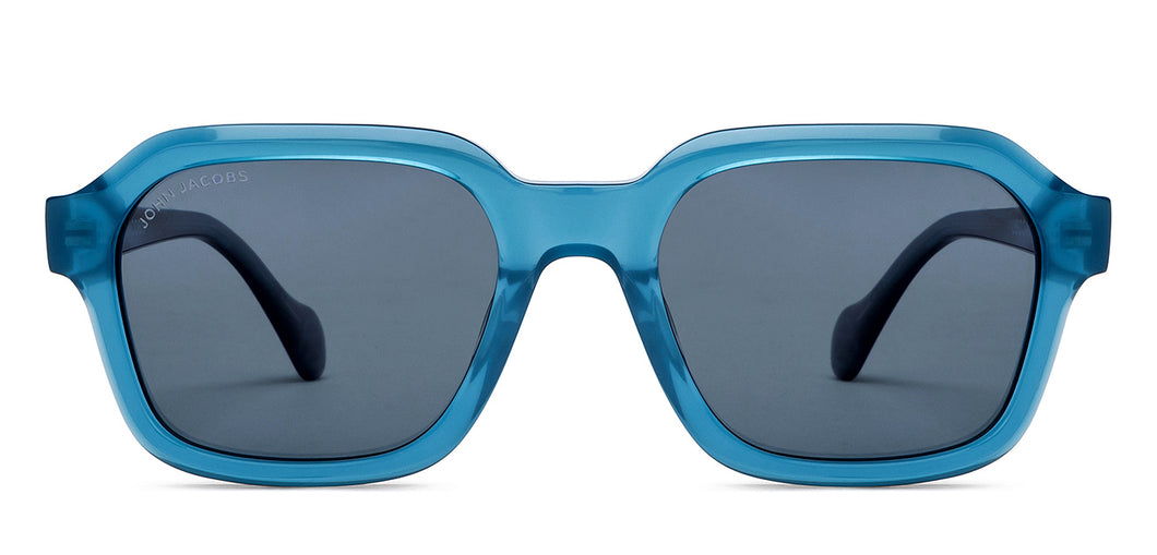Blue Square Full Rim Unisex Sunglasses by John Jacobs-208152