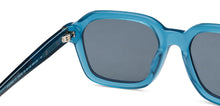 Load image into Gallery viewer, Blue Square Full Rim Unisex Sunglasses by John Jacobs-208152