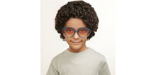 Load image into Gallery viewer, Blue Round Full Rim Kid Sunglasses by Hooper-200305