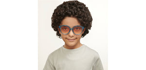 Blue Round Full Rim Kid Sunglasses by Hooper-200305