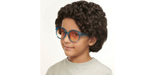 Load image into Gallery viewer, Blue Round Full Rim Kid Sunglasses by Hooper-200305