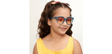 Load image into Gallery viewer, Blue Round Full Rim Kid Sunglasses by Hooper-200305