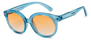 Blue Round Full Rim Kid Sunglasses by Hooper-200305