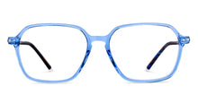 Load image into Gallery viewer, Blue Geometric Full Rim Unisex Eyeglasses by Vincent Chase-150502