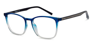 Blue Square Full Rim Unisex Eyeglasses by Lenskart Air-151684