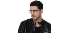 Load image into Gallery viewer, Blue Round Full Rim Unisex Eyeglasses by Lenskart Air-210771