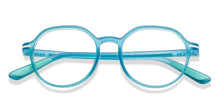 Load image into Gallery viewer, Blue Round Full Rim Unisex Eyeglasses by Lenskart Air-210771
