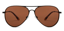 Load image into Gallery viewer, Black Aviator Full Rim Unisex Sunglasses by Vincent Chase Polarized-206960