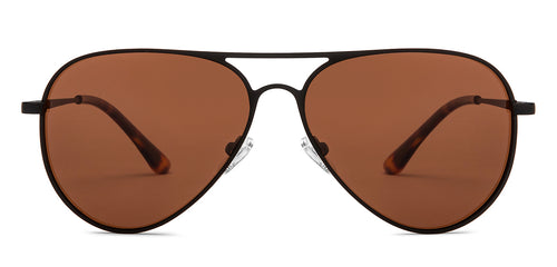 Black Aviator Full Rim Unisex Sunglasses by Vincent Chase Polarized-206960