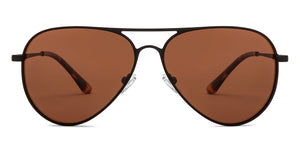 Black Aviator Full Rim Unisex Sunglasses by Vincent Chase Polarized-206960