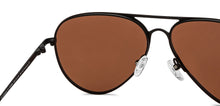 Load image into Gallery viewer, Black Aviator Full Rim Unisex Sunglasses by Vincent Chase Polarized-206960