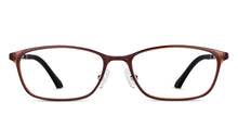 Load image into Gallery viewer, Brown Rectangle Full Rim Unisex Eyeglasses by Lenskart Air-151726