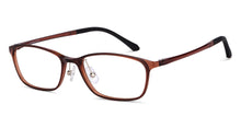 Load image into Gallery viewer, Brown Rectangle Full Rim Unisex Eyeglasses by Lenskart Air-151726