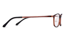 Load image into Gallery viewer, Brown Rectangle Full Rim Unisex Eyeglasses by Lenskart Air-151726
