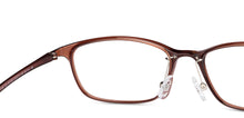 Load image into Gallery viewer, Brown Rectangle Full Rim Unisex Eyeglasses by Lenskart Air-151726