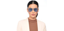 Load image into Gallery viewer, Gunmetal Aviator Full Rim Unisex Sunglasses by Vincent Chase Polarized-206959