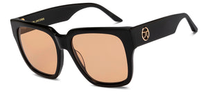 Black Wayfarer Full Rim Women Sunglasses by John Jacobs-212339