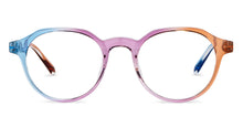 Load image into Gallery viewer, Blue Purple Brown Round Full Rim Unisex Eyeglasses by Vincent Chase-205497