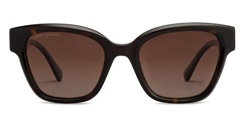 Brown Square Full Rim Unisex Sunglasses by John Jacobs-208170