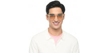 Load image into Gallery viewer, Brown Rectangle/ Square Full Rim Unisex Sunglasses by Vincent Chase Polarized-215455