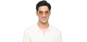 Brown Rectangle/ Square Full Rim Unisex Sunglasses by Vincent Chase Polarized-215455