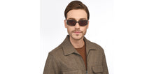 Load image into Gallery viewer, Brown Rectangle Full Rim Women Sunglasses by John Jacobs-209442