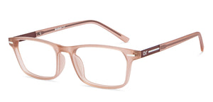 Brown Rectangle Full Rim Unisex Eyeglasses by Lenskart Air-210790
