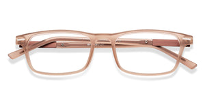 Brown Rectangle Full Rim Unisex Eyeglasses by Lenskart Air-210790
