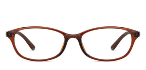 Brown Rectangle Full Rim Unisex Eyeglasses by Lenskart Air-200533