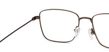Load image into Gallery viewer, Brown Rectangle Full Rim Unisex Eyeglasses by Vincent Chase-150410