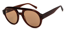 Load image into Gallery viewer, Brown Round Full Rim Unisex Sunglasses by John Jacobs-201678