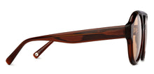 Load image into Gallery viewer, Brown Round Full Rim Unisex Sunglasses by John Jacobs-201678