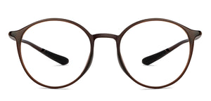 Brown Round Full Rim Unisex Eyeglasses by Lenskart Air-151761
