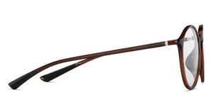 Brown Round Full Rim Unisex Eyeglasses by Lenskart Air-151761