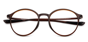 Brown Round Full Rim Unisex Eyeglasses by Lenskart Air-151761