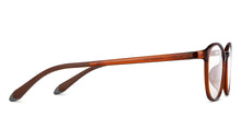 Load image into Gallery viewer, Brown Round Full Rim Unisex Eyeglasses by Lenskart Air-200542