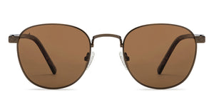 Brown Round Full Rim Unisex Sunglasses by Vincent Chase Polarized-209287
