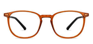 Brown Rectangle Full Rim Unisex Eyeglasses by Lenskart Air-201327