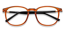 Load image into Gallery viewer, Brown Rectangle Full Rim Unisex Eyeglasses by Lenskart Air-201327
