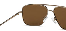 Load image into Gallery viewer, Gold Square Full Rim Unisex Sunglasses by Vincent Chase-209994