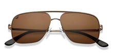 Load image into Gallery viewer, Gold Square Full Rim Unisex Sunglasses by Vincent Chase-209994