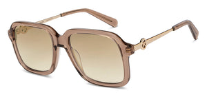 Brown Square Full Rim Women Sunglasses by John Jacobs-213095
