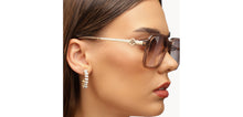 Load image into Gallery viewer, Brown Square Full Rim Women Sunglasses by John Jacobs-213095