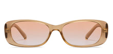 Load image into Gallery viewer, Brown Rectangle Full Rim Unisex Sunglasses by Vincent Chase Polarized-212312