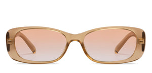 Brown Rectangle Full Rim Unisex Sunglasses by Vincent Chase Polarized-212312