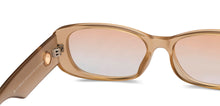 Load image into Gallery viewer, Brown Rectangle Full Rim Unisex Sunglasses by Vincent Chase Polarized-212312